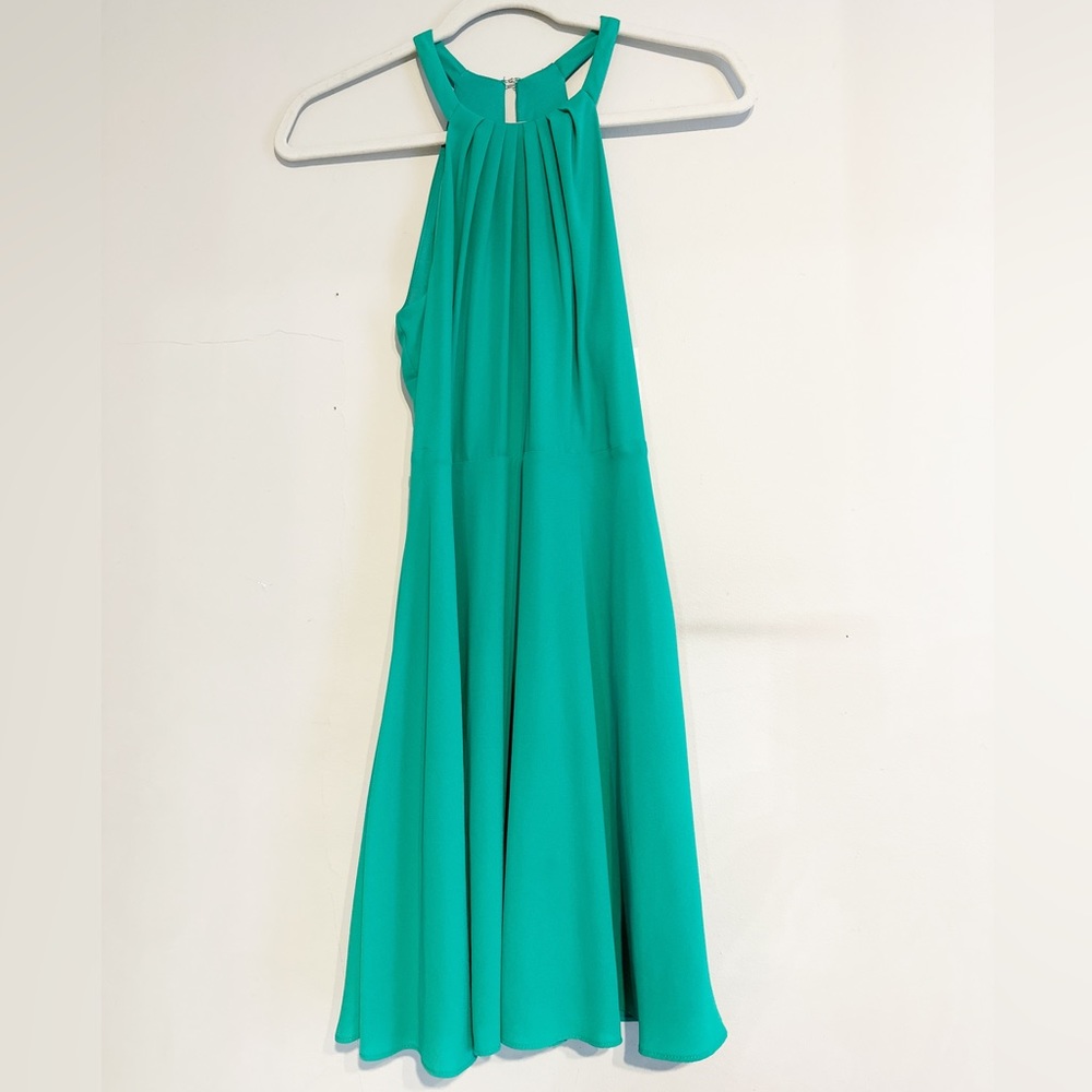 Express Halter Mini Swing Dress
